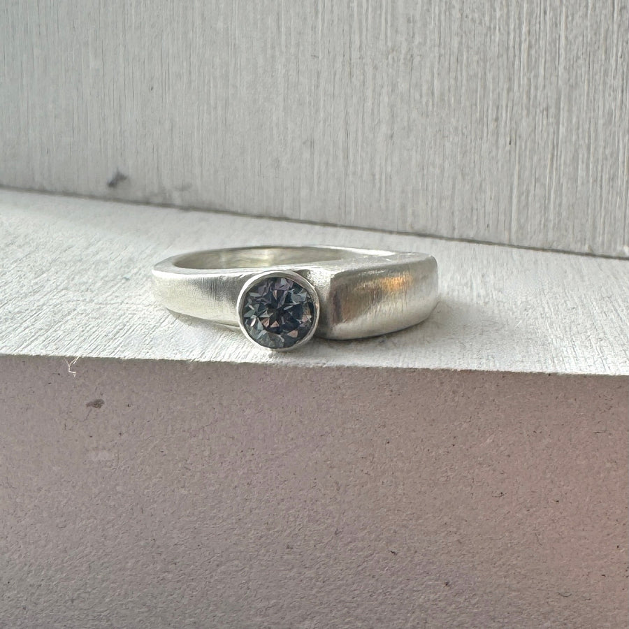Aquamarine Ring in Silver