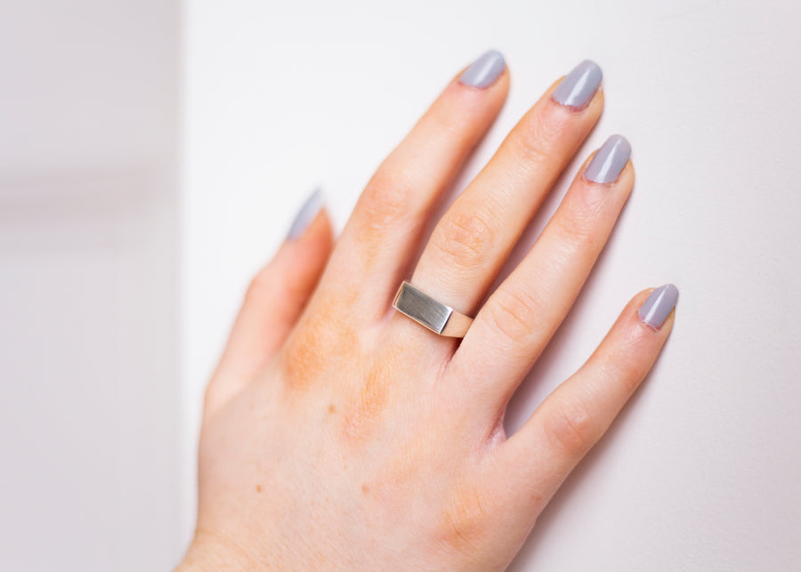 Ash Ring in Silver