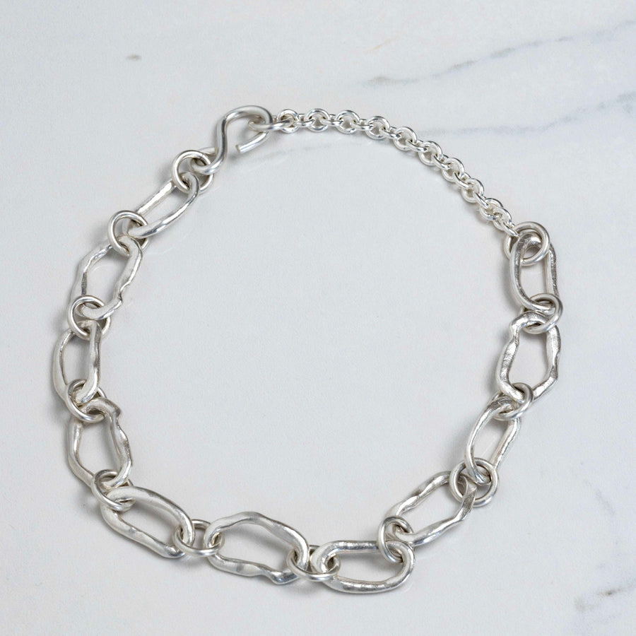 Dahlia Necklace in Silver
